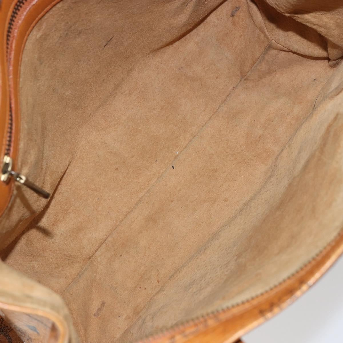 MCM Vintage Visetos Tote bag Canvas, BROWN, CANVAS, Tote bag