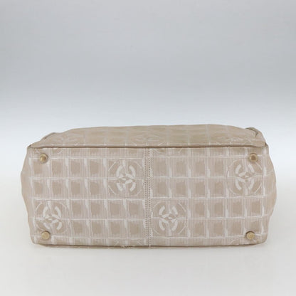 Chanel Travel Line Tote Nylon, BEIGE, NYLON, Tote bag