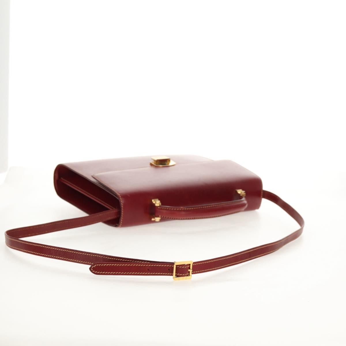 Loewe Leather Briefcase Leather, RED, LEATHER, Briefcase
