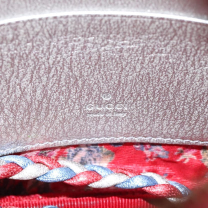 Gucci Trapuntata Camera Shoulder Bag Lambskin, RED, LEATHER, Shoulder bag