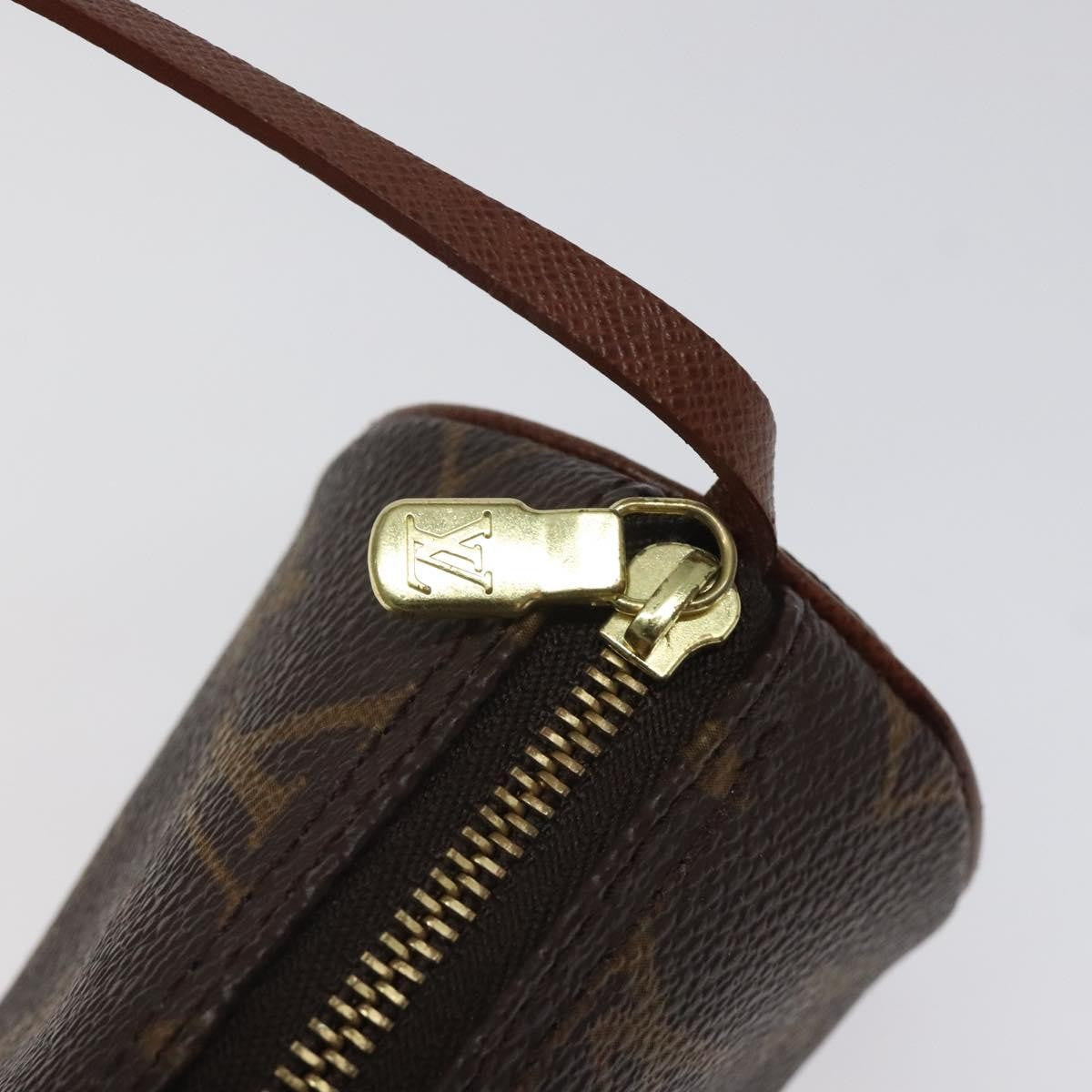 Louis Vuitton Papillon Pochette Monogram Canvas, BROWN, CANVAS, Handbag