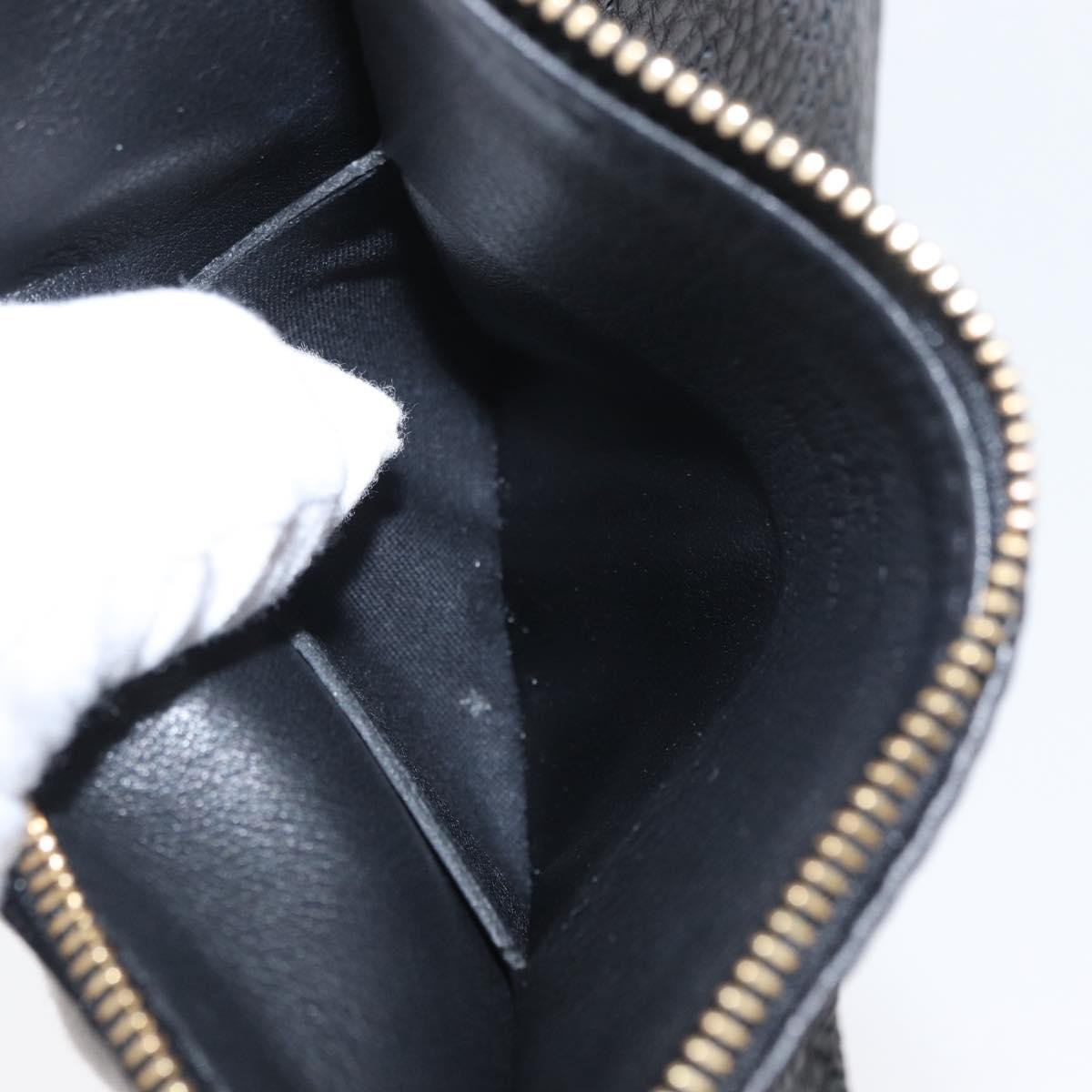 Louis Vuitton Selene Pochette Mahina Leather, Black, Leather, Clutch