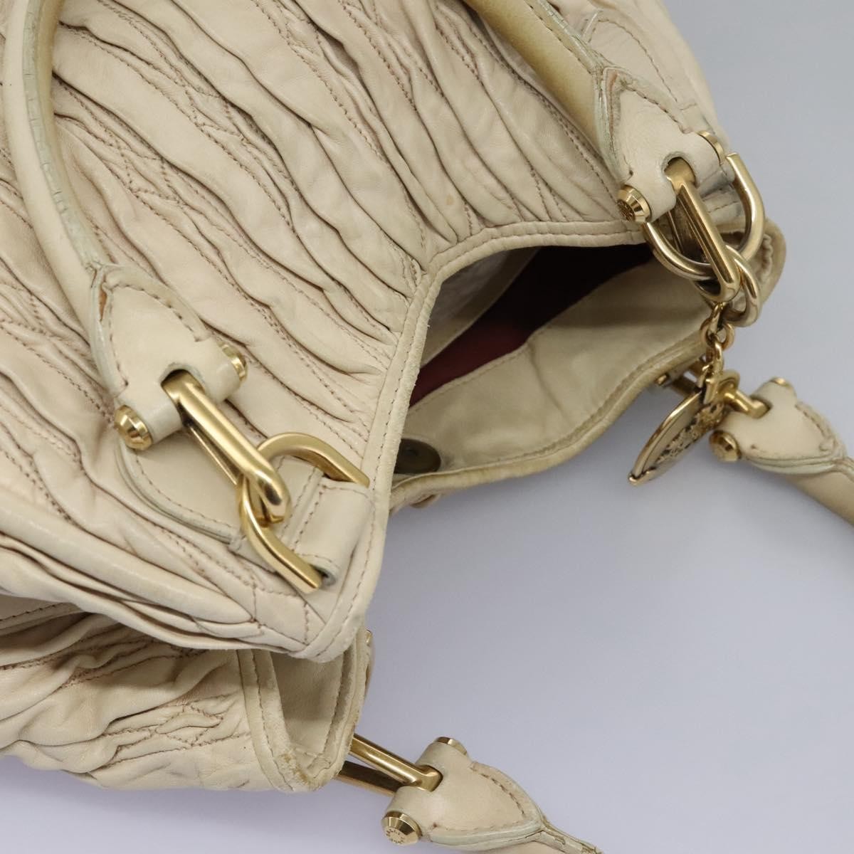 Bally Handbag Leather, BEIGE, LEATHER, Tote bag
