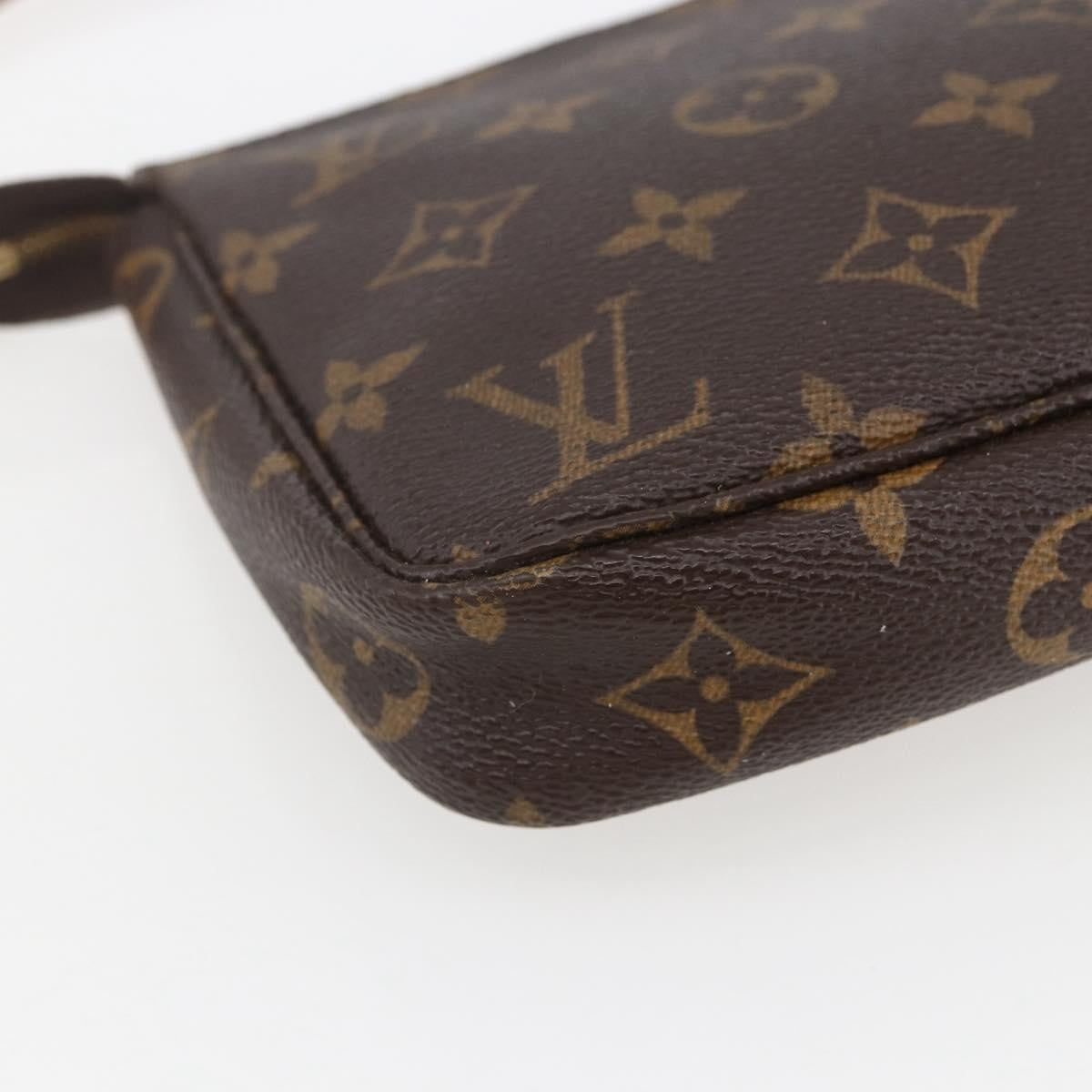 Louis Vuitton Pochette Accessoires NM Monogram Canvas, BROWN, CANVAS, Clutche & pouche