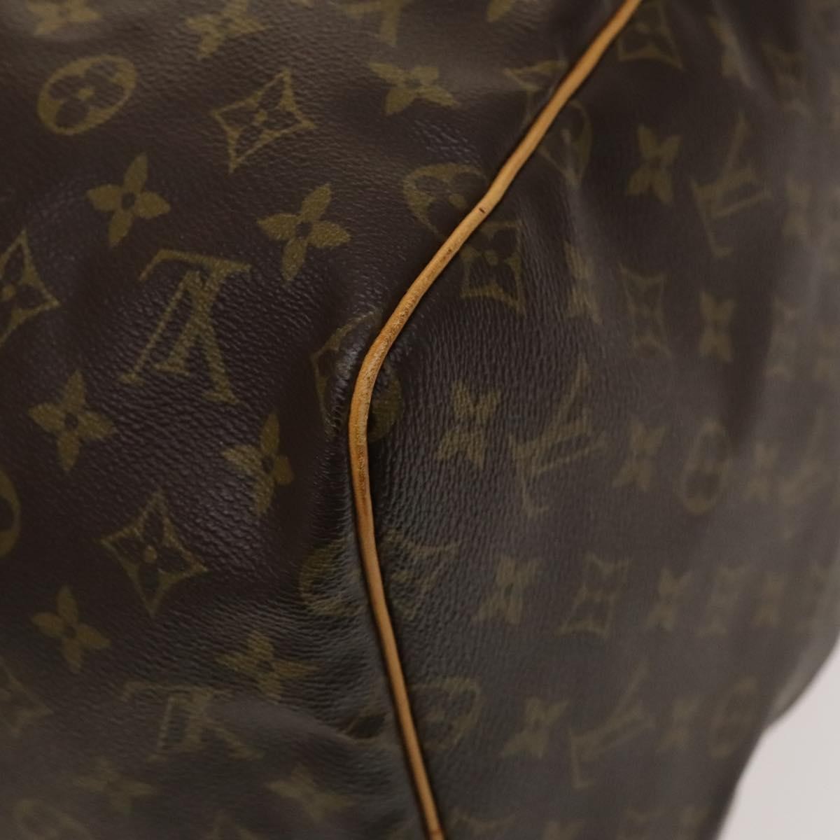 Louis Vuitton Keepall Bag Monogram Canvas, BROWN, CANVAS, Travel bag