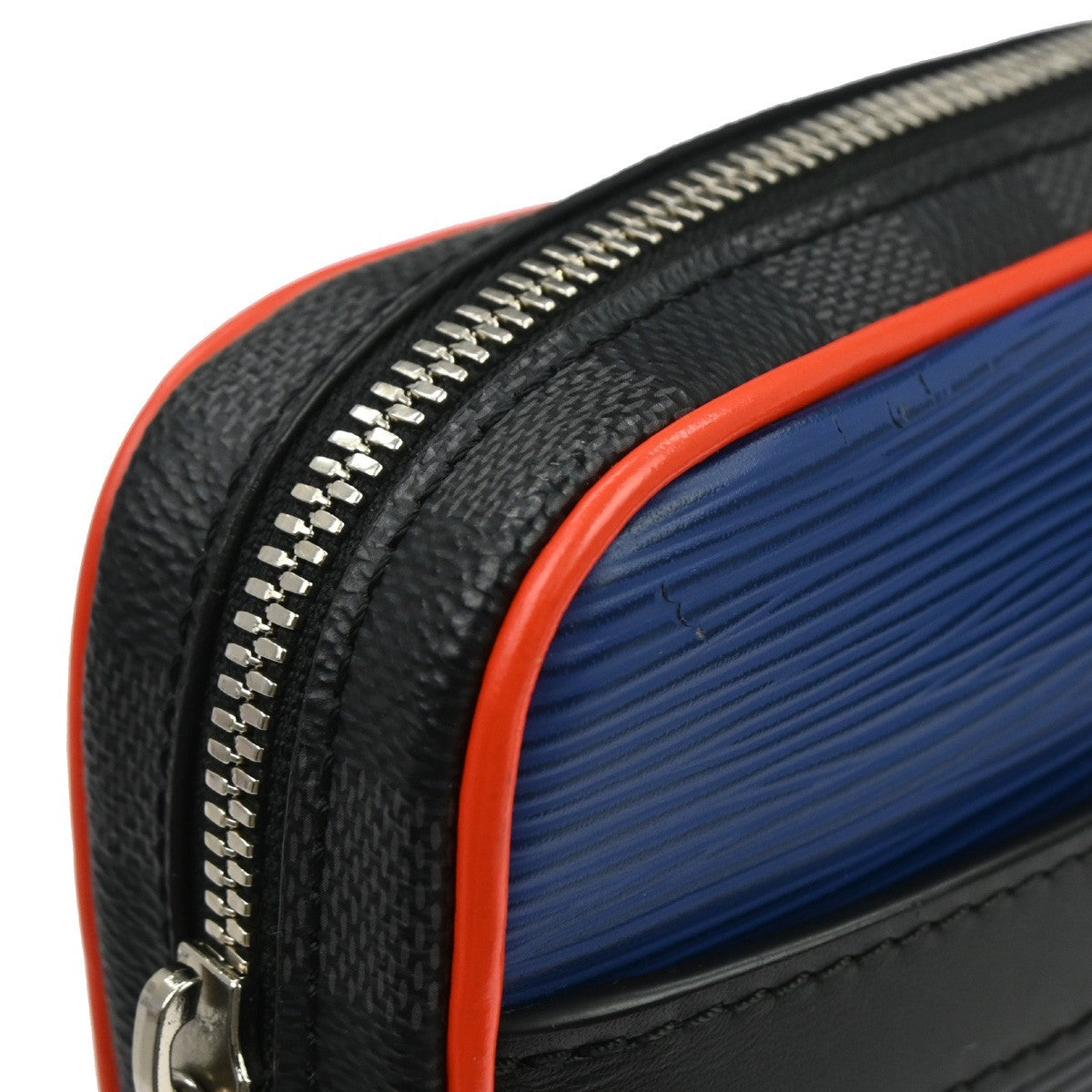 Louis Vuitton Danube Handbag Epi Leather, Navy, Leather, Clutch