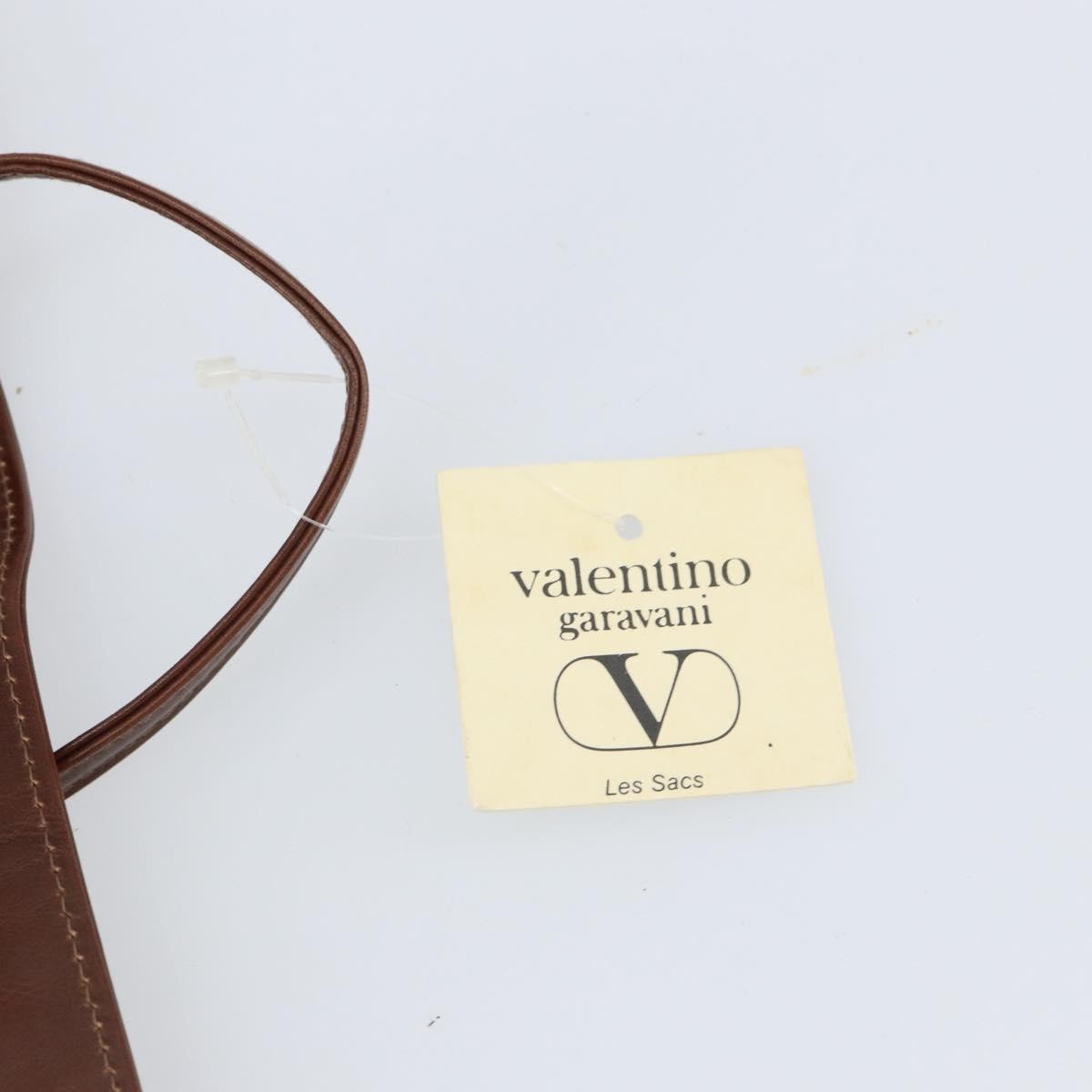 Valentino Garavani Vintage shoulder bag Leather, BROWN, LEATHER, Shoulder bag