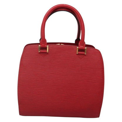 Louis Vuitton Pont Neuf Handbag Epi Leather, RED, LEATHER, Handbag