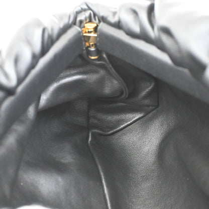 Bottega Veneta The Chain Pouch Leather, BLACK, LEATHER, Shoulder bag