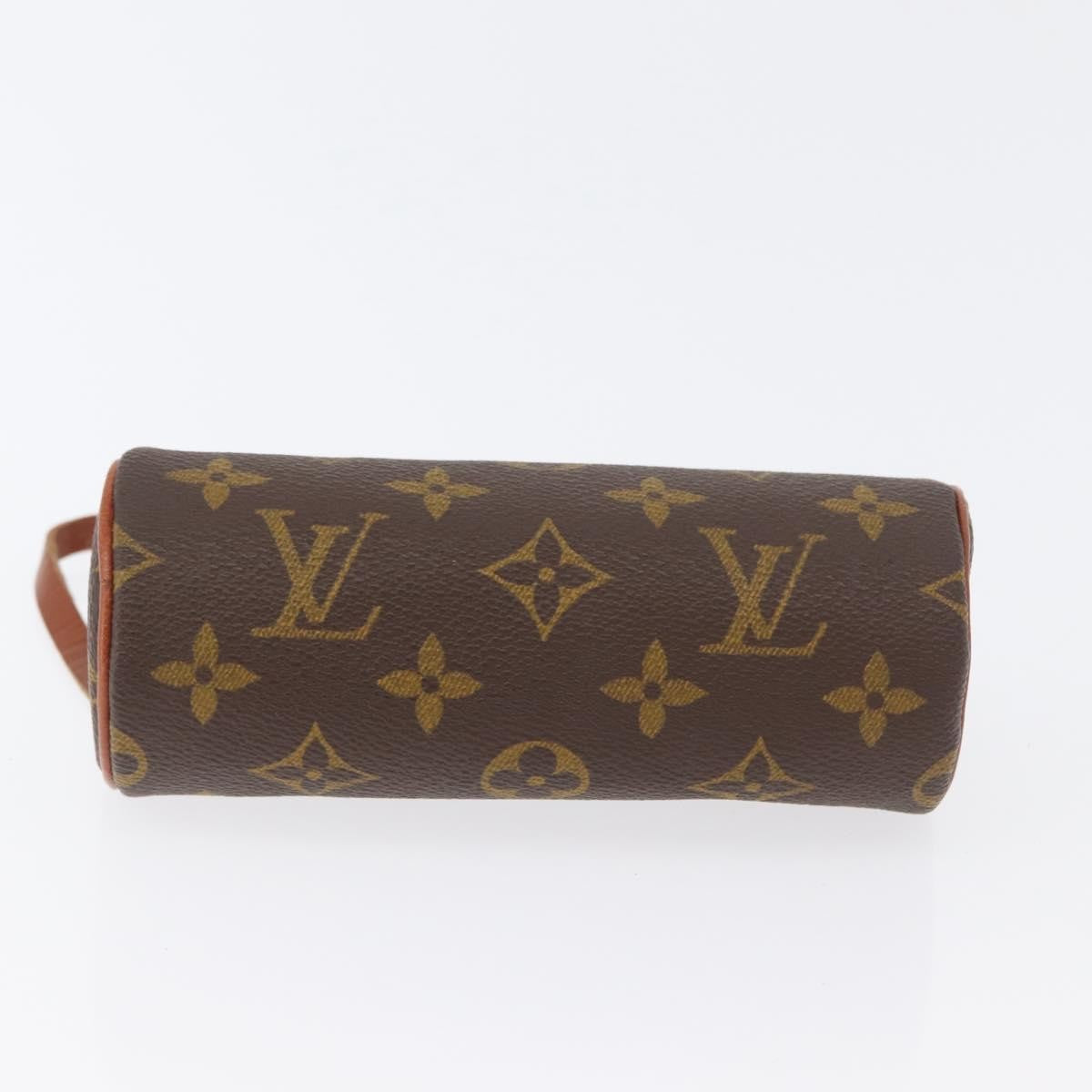 Louis Vuitton Papillon Pochette Monogram Canvas, BROWN, CANVAS, Clutche & pouche