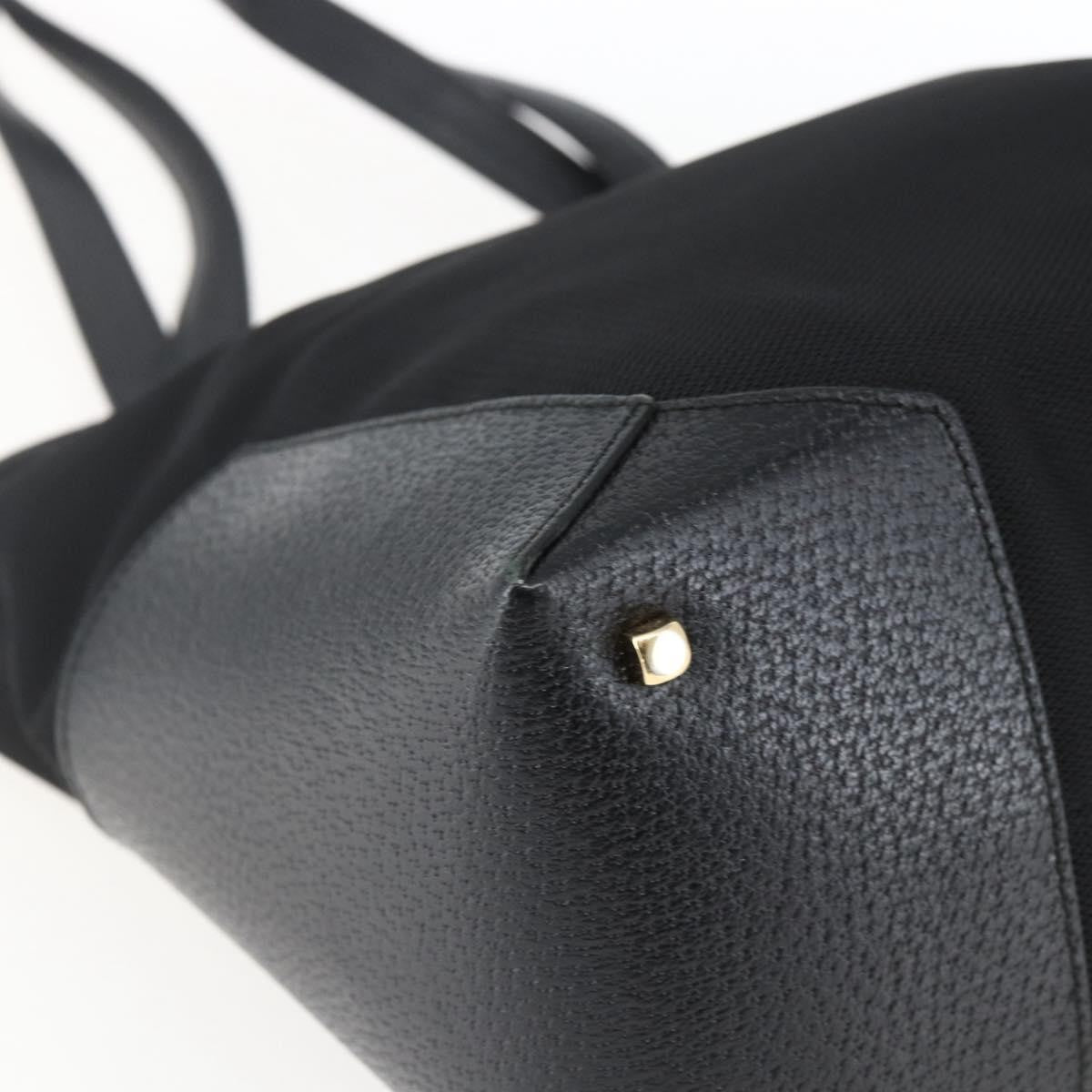 Salvatore Ferragamo Tote Bag Canvas, Black, Canvas, Tote Bag