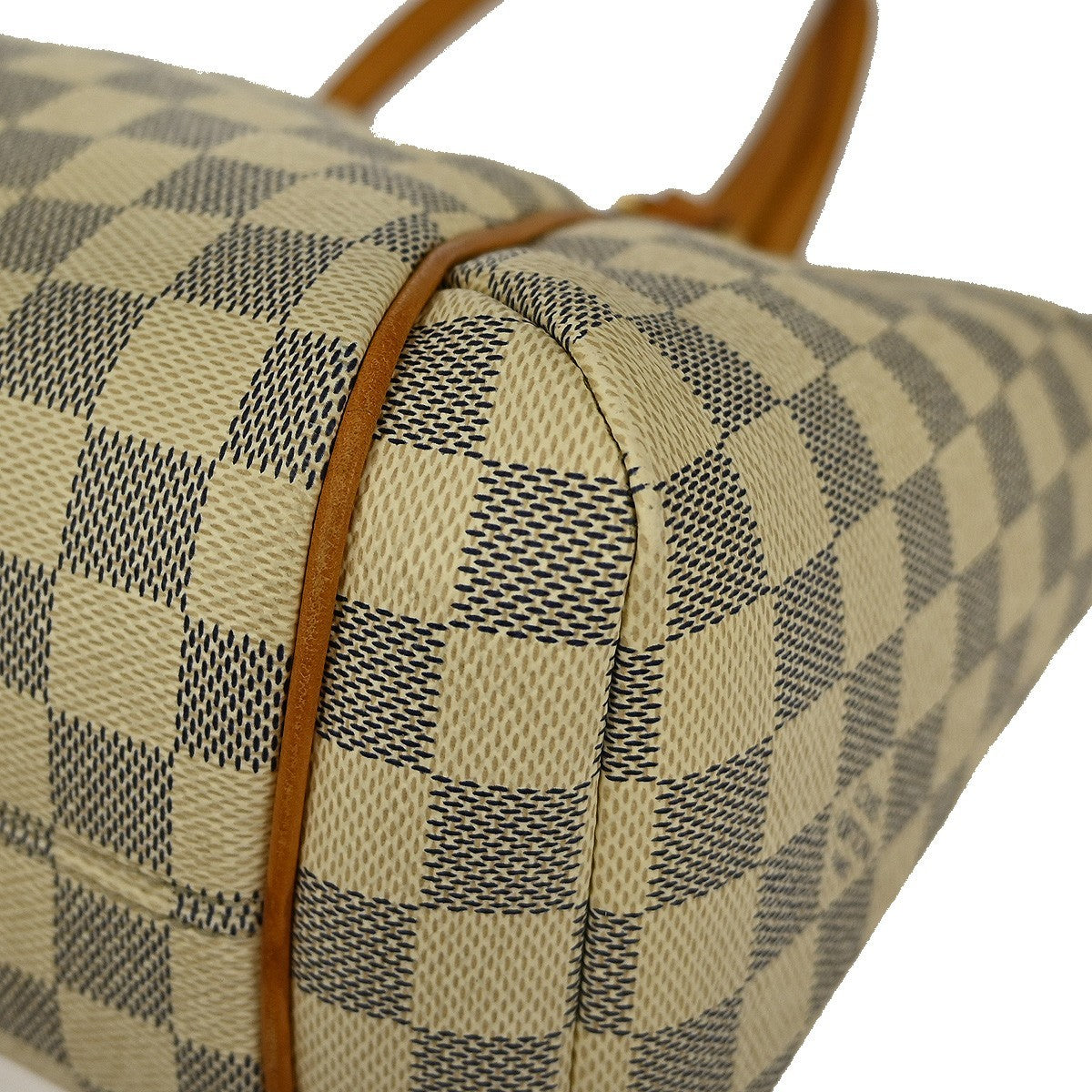 Louis Vuitton Totally Handbag Damier azur, WHITE, CANVAS, Tote bag