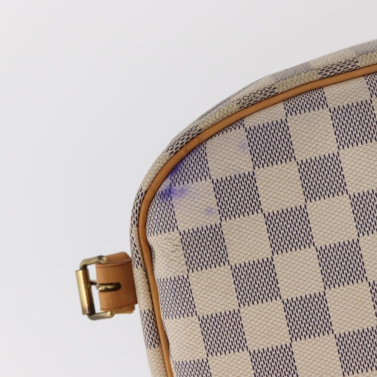 Louis Vuitton Saumur Handbag Damier, BEIGE, CANVAS, Shoulder bag