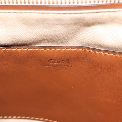Chloe Lexa Crossbody Bag Suede, GOLD, SUEDE, Shoulder bag