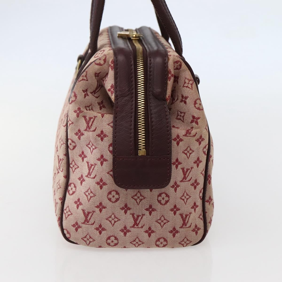 Louis Vuitton Josephine Handbag Mini Lin, RED, CANVAS, Handbag
