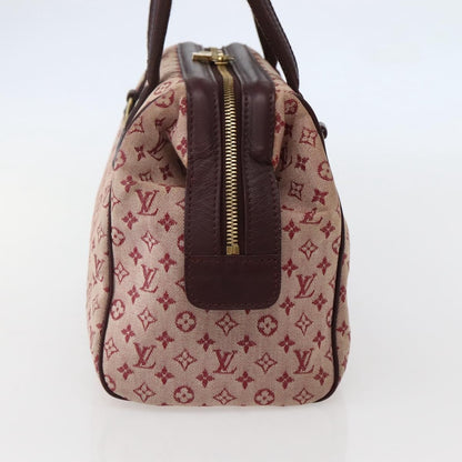 Louis Vuitton Josephine Handbag Mini Lin, RED, CANVAS, Handbag