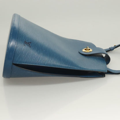 Louis Vuitton Cluny Shoulder Bag Epi Leather, BLUE, LEATHER, Shoulder bag