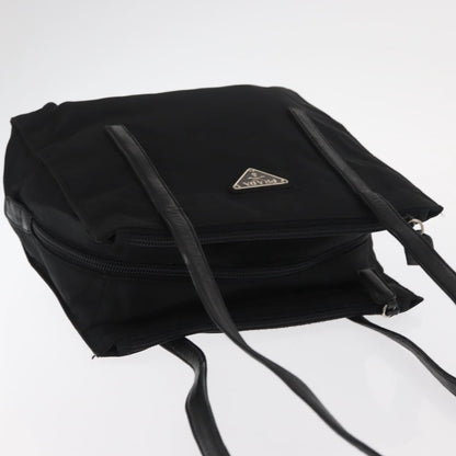 Prada Vintage Shoulder Bag Tessuto, BLACK, NYLON, Shoulder bag