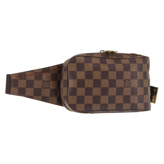 Louis Vuitton Geronimos Waist Bag Damier, BROWN, CANVAS, Shoulder bag