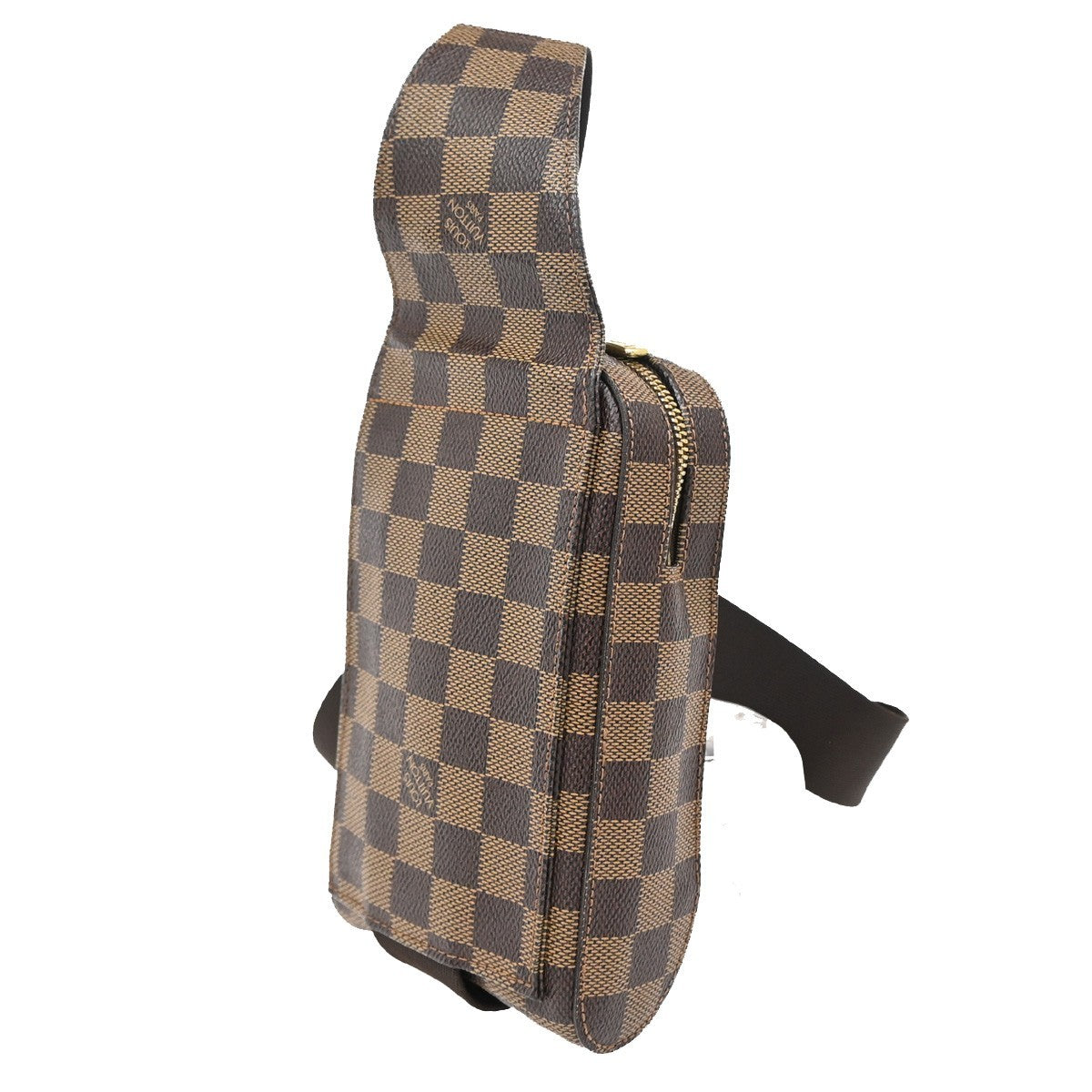Louis Vuitton Geronimos Waist Bag Damier, BROWN, CANVAS, Travel bag