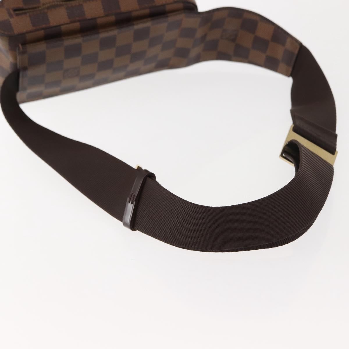 Louis Vuitton Geronimos Waist Bag Damier, BROWN, CANVAS, Shoulder bag