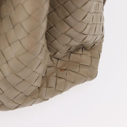 Bottega Veneta Roma Bag Intrecciato Nappa, GRAY, LEATHER, Handbag