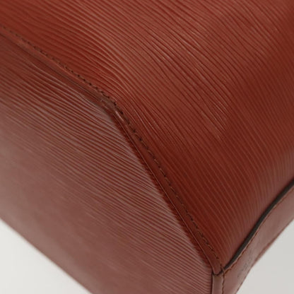 Louis Vuitton Vintage Sac d'Epaule Handbag Epi Leather, BROWN, LEATHER, Handbag