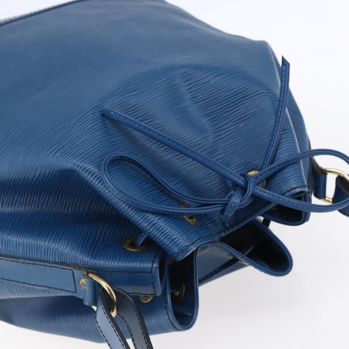 Louis Vuitton Noe Handbag Epi Leather, BLUE, LEATHER, Shoulder bag