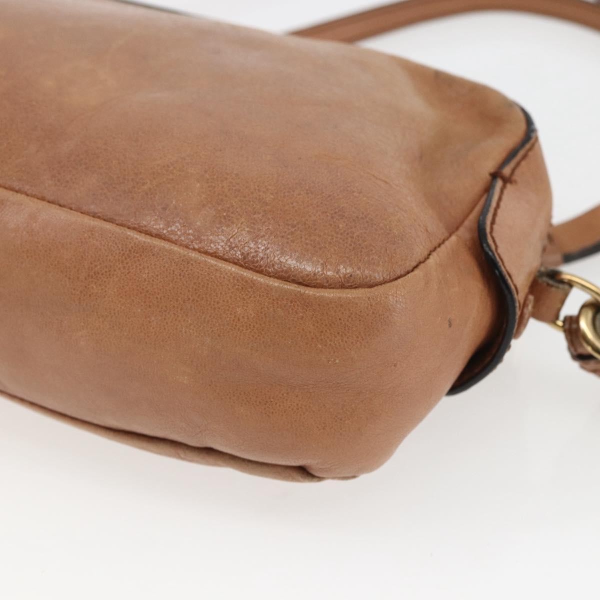 Chloe Vintage Shoulder Bag Leather, BROWN, LEATHER, Shoulder bag