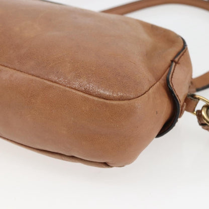 Chloe Vintage Shoulder Bag Leather, BROWN, LEATHER, Shoulder bag