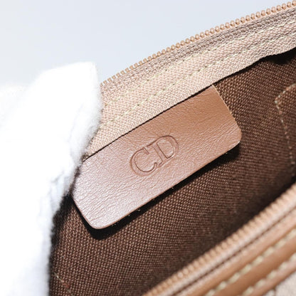 Christian Dior Vintage Honeycomb Boston bag Canvas and Leather, BEIGE, CANVAS, Travel bag