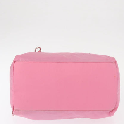 Prada Side Pocket Convertible Duffle Bag Tessuto, Pink, Nylon, Handbag