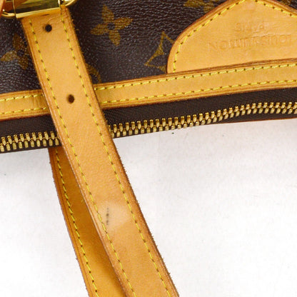 Louis Vuitton Palermo Handbag Monogram Canvas, BROWN, CANVAS, Tote bag