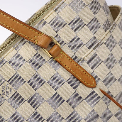 Louis Vuitton Totally Handbag Damier, WHITE, CANVAS, Tote bag