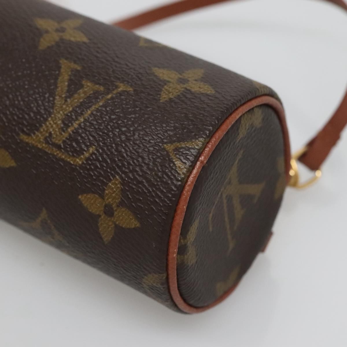 Louis Vuitton Papillon Pochette Monogram Canvas, BROWN, CANVAS, Clutche & pouche