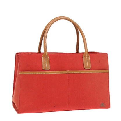 Burberry Nova Check Blue Label Canvas, ORANGE, CANVAS, Handbag
