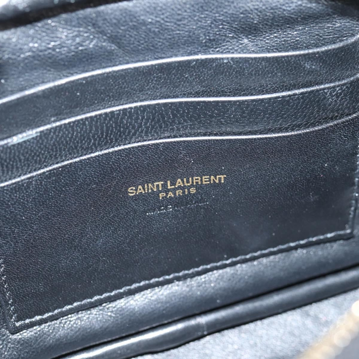 Saint Laurent Lou Camera Bag Leather, BLACK, LEATHER, Crossbody bag