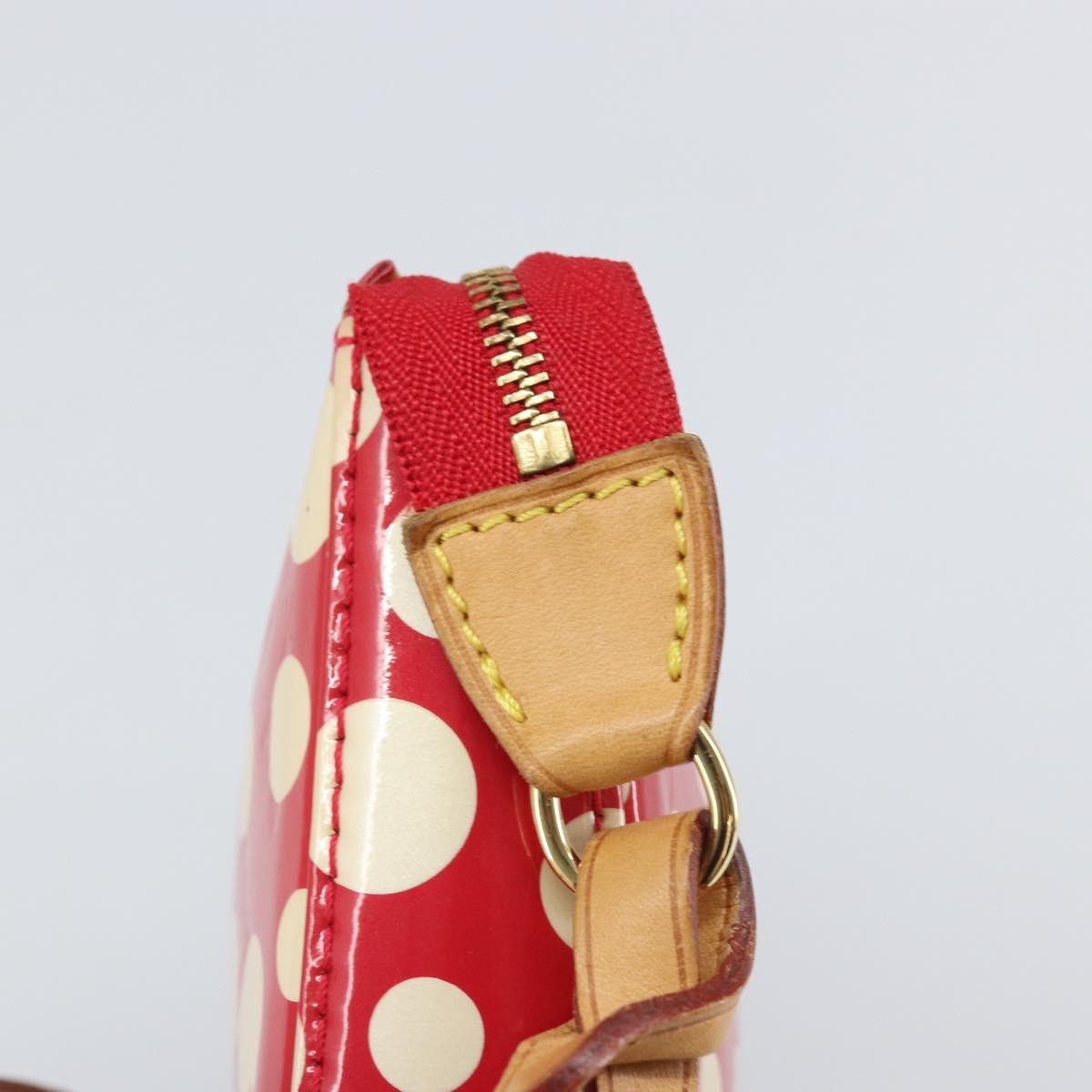 Louis Vuitton Yayoi Kusama Pochette Accessoires Patent Leather, RED, PATENT_LEATHER, Clutche & pouche