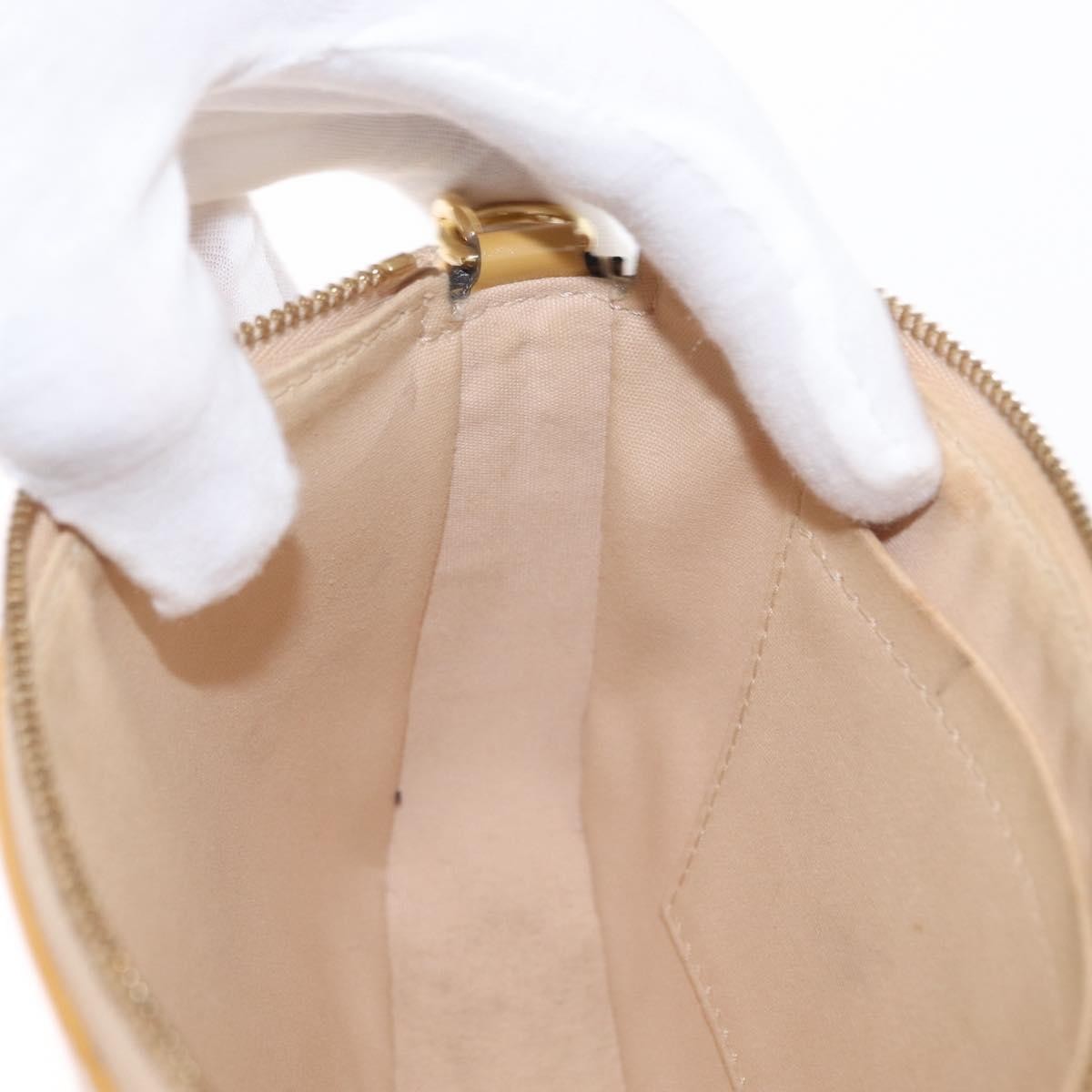 Louis Vuitton Pochette Accessoires NM Monogram Vernis, YELLOW, PATENT_LEATHER, Clutche & pouche