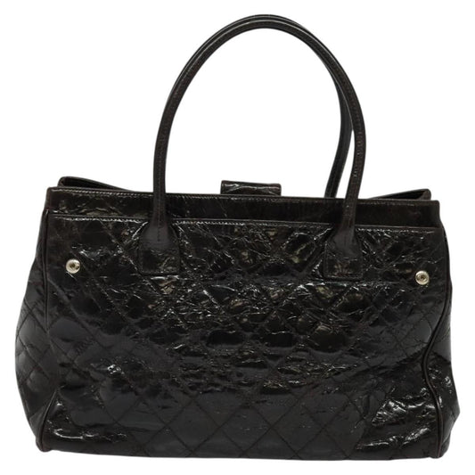 Chanel Executive tote Patent leather, BROWN, PATENT_LEATHER, Tote bag