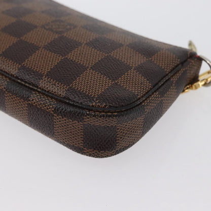 Louis Vuitton Pochette Accessoires Limited Edition Damier, BROWN, CANVAS, Clutche & pouche