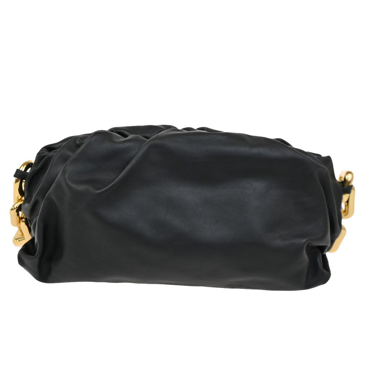Bottega Veneta The Chain Pouch Leather, BLACK, LEATHER, Shoulder bag