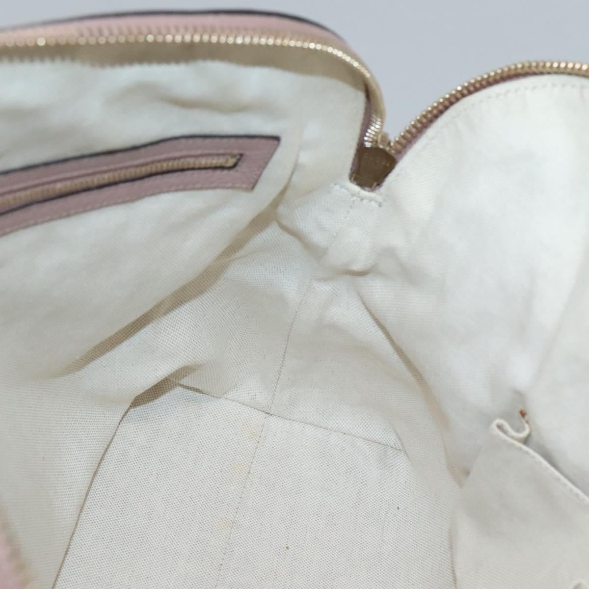 Gucci Bree Dome Tote Leather, PINK, LEATHER, Shoulder bag