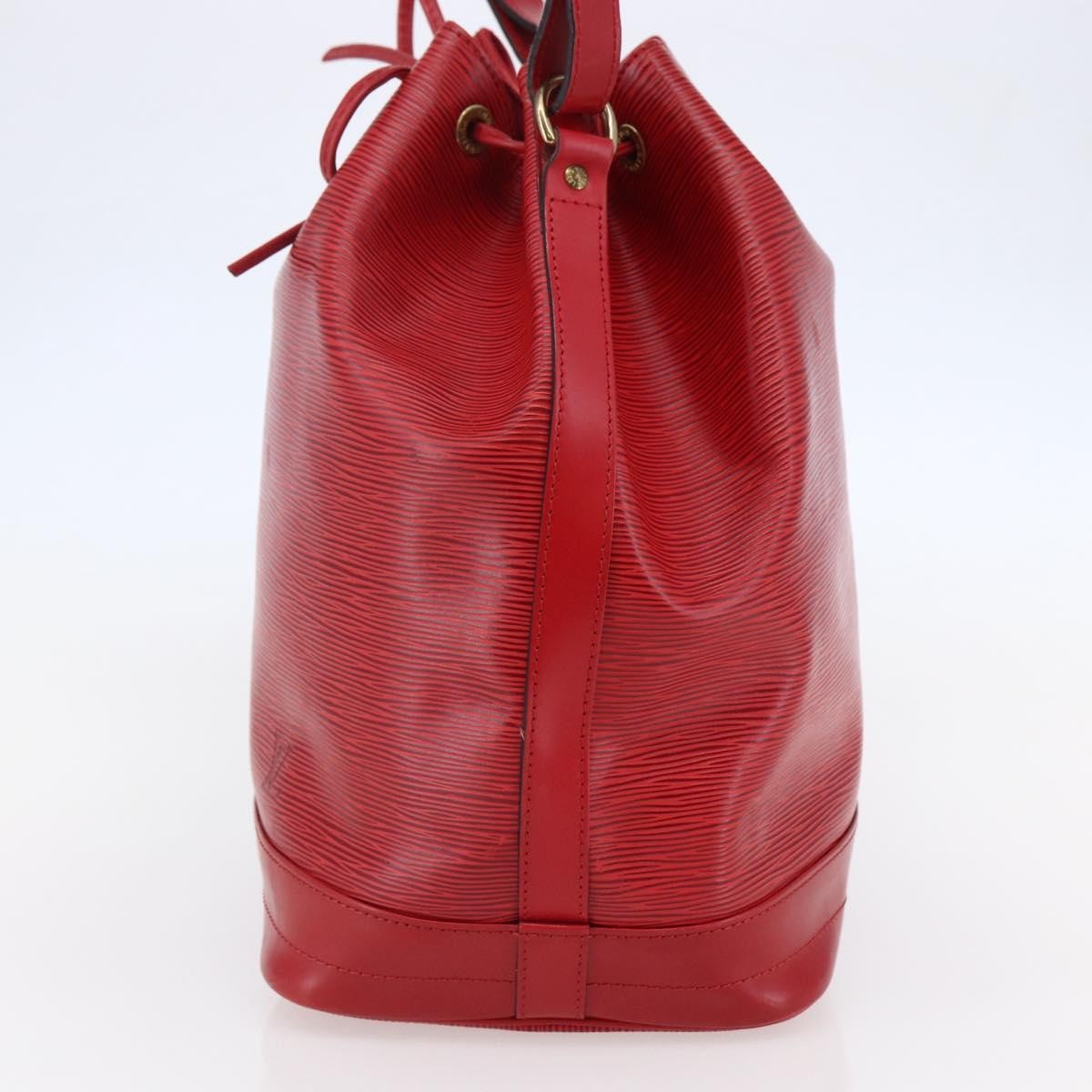 Louis Vuitton Noe Handbag Epi leather, RED, LEATHER, Handbag