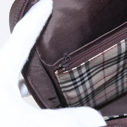 Burberry Vintage Handbag Leather, BROWN, LEATHER, Handbag