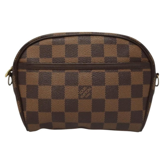 Louis Vuitton Ipanema Pochette Damier, BROWN, CANVAS, Clutche & pouche
