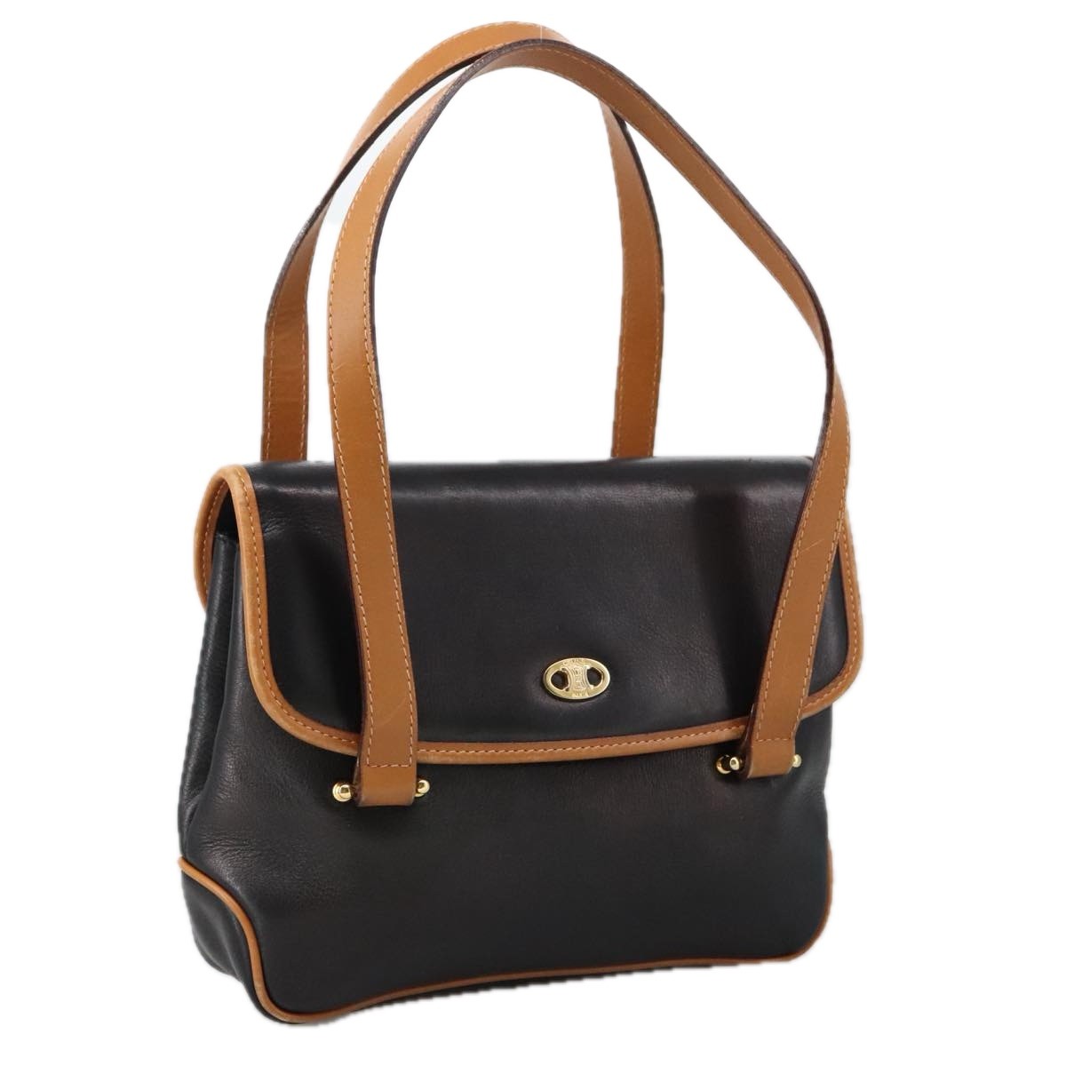 Celine Handbag Leather, BLACK, LEATHER, Handbag
