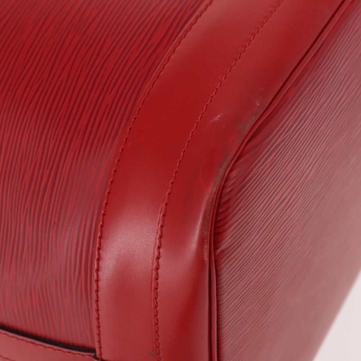 Louis Vuitton Noe Handbag Epi Leather, RED, LEATHER, Shoulder bag