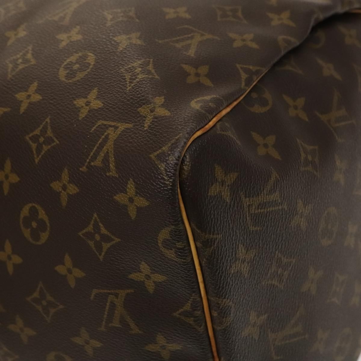 Louis Vuitton Keepall Bag Monogram Canvas, BROWN, CANVAS, Travel bag