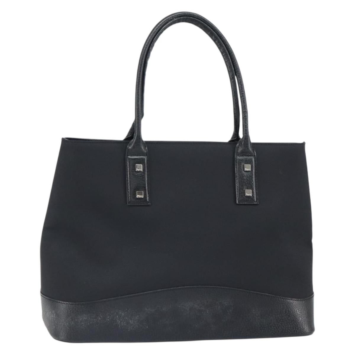 Salvatore Ferragamo Vintage Tote bag Canvas, BLACK, CANVAS, Tote bag